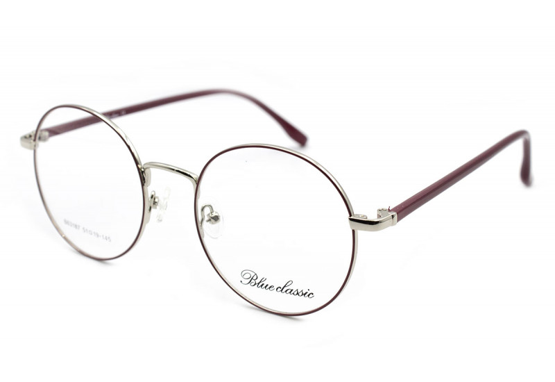 Круглые женские очки для зрения Blue classic 63187
